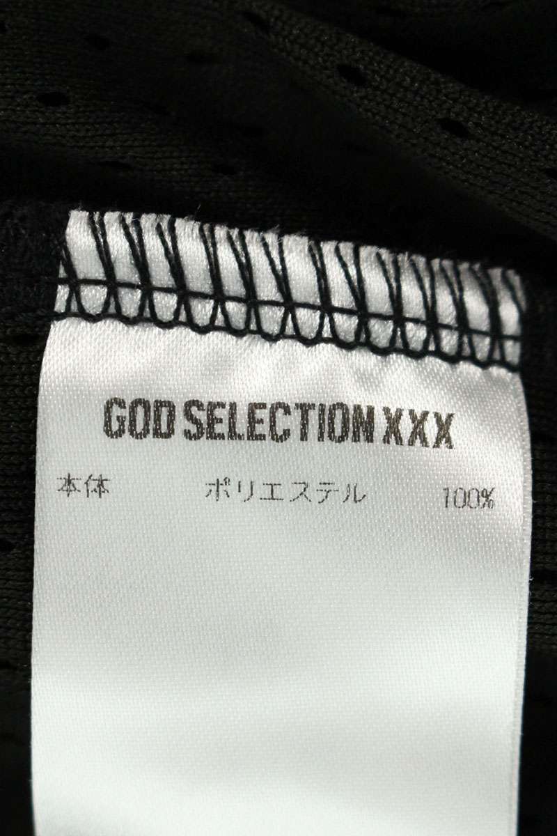 GOD SELECTION XXX Mesh Shorts Black Size 30