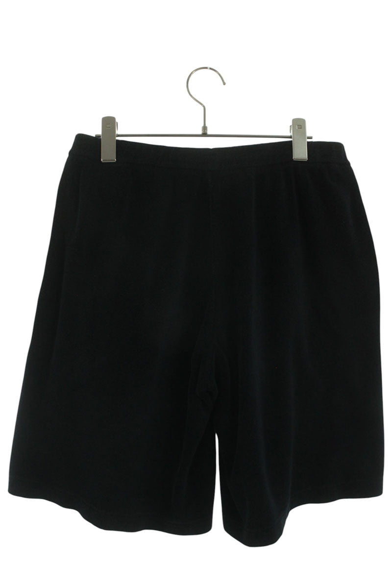 Prada Black Triangle Logo Terry Easy Shorts Size 32