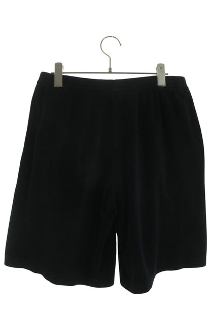 Prada Black Triangle Logo Terry Easy Shorts Size 32