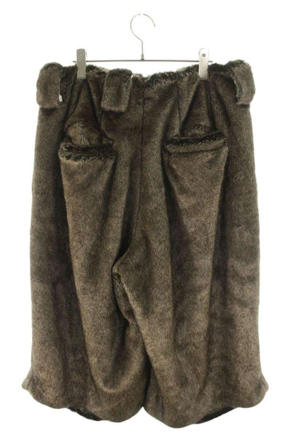 LES SIX Brown Faux Fur Shorts Size 34