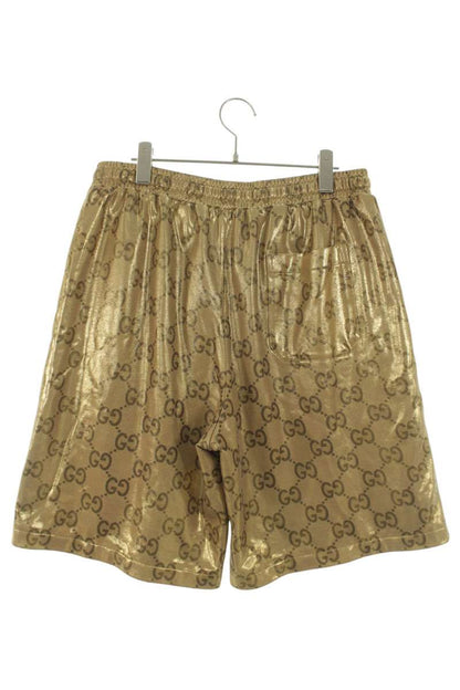 GUCCI GG Monogram Shorts Gold Size 32