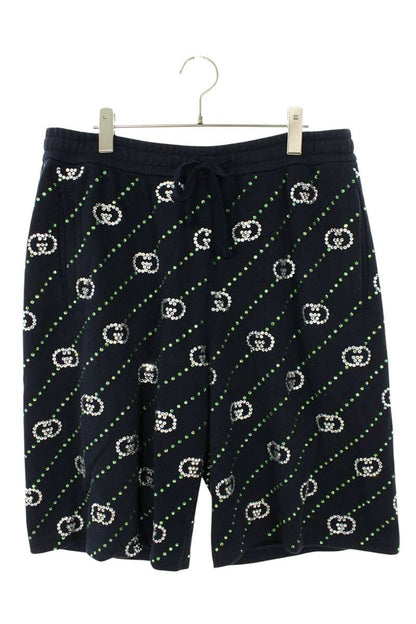 GUCCI GG Stone Embellished Shorts Multi Size 34