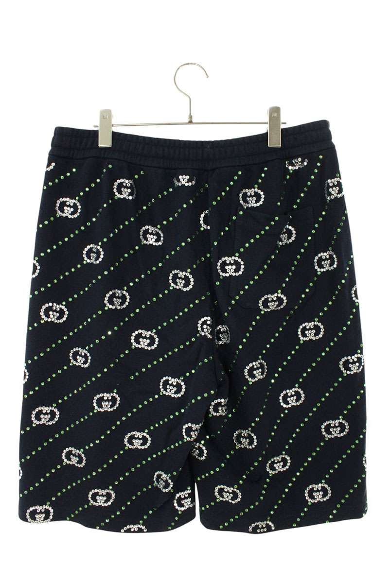 GUCCI GG Stone Embellished Shorts Multi Size 34