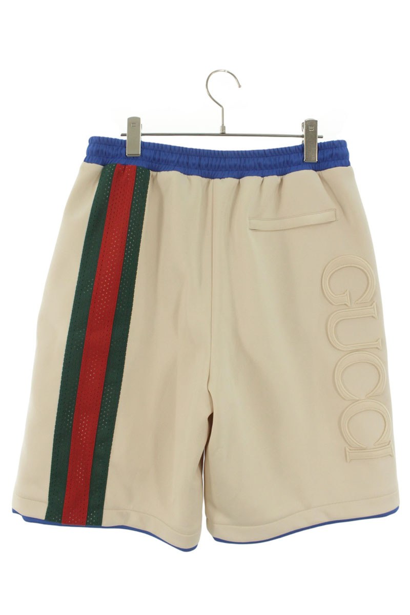 GUCCI 23AW Web Stripe Basketball Shorts Multi Size 32