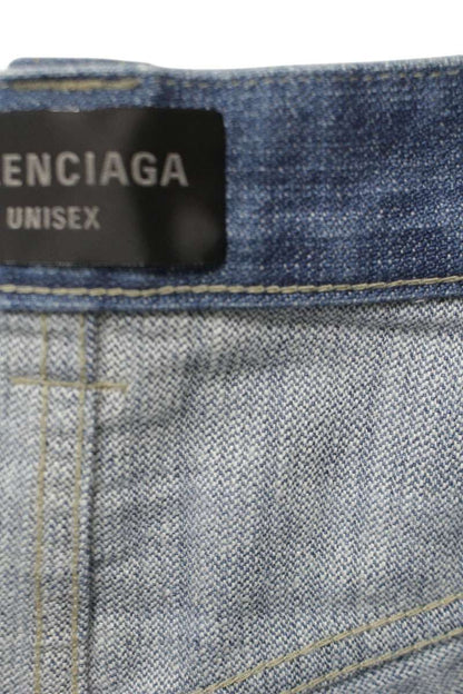 BALENCIAGA 25SS Vintage Distressed Denim Indigo Size 30