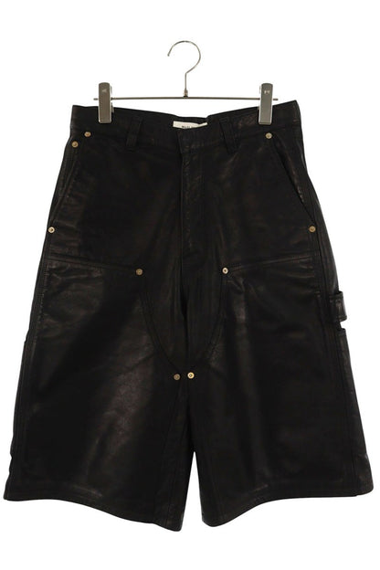 WALES BONNER 25SS IVY SHORTS Leather Double Knee Size 28