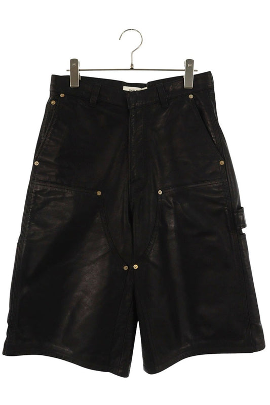 WALES BONNER 25SS IVY SHORTS Leather Double Knee Size 28