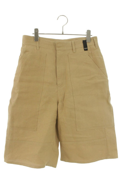 Fendi Bermuda Canvas Shorts Brown Size 44