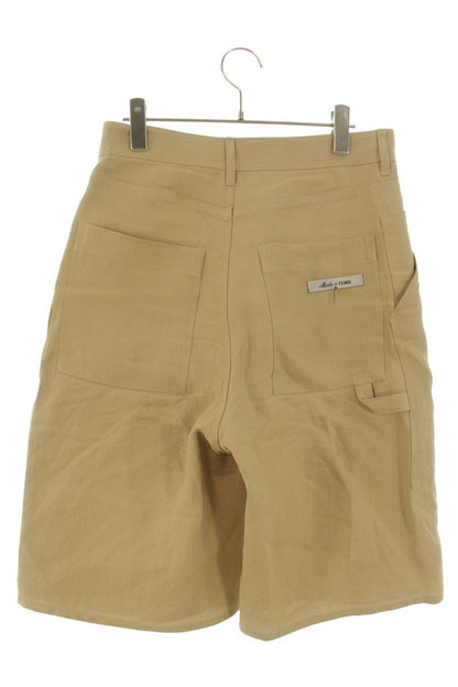Fendi Bermuda Canvas Shorts Brown Size 44