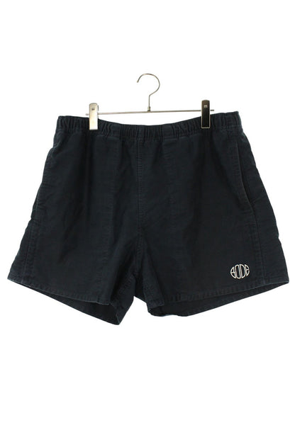 BODE Logo Embroidered Drawstring Shorts Black Size 36