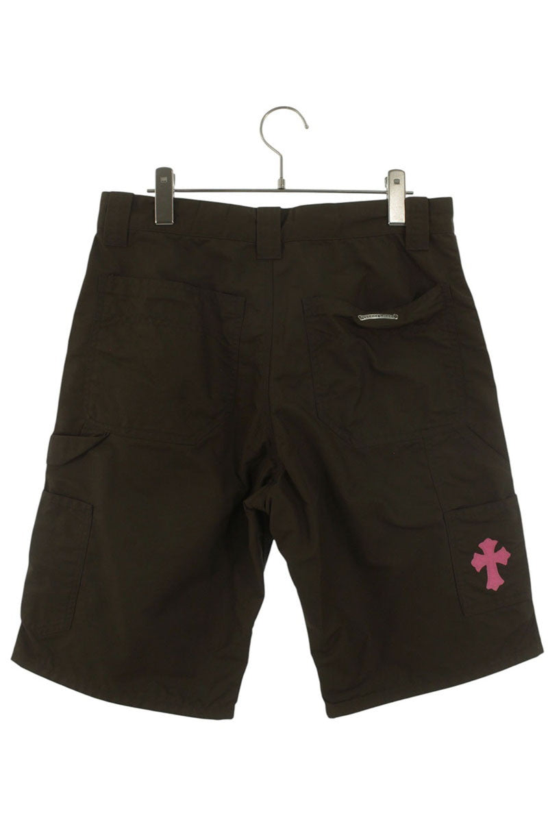 Chrome Hearts CARPENTER SHORTS Leather Trim Nylon Size 30