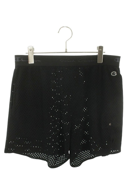 Rick Owens Black Polyester Mesh Shorts Size 32
