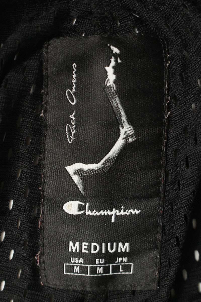 Rick Owens Black Polyester Mesh Shorts Size 32
