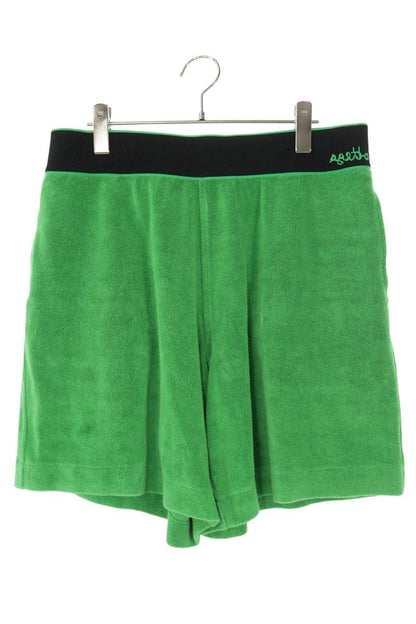BOTTEGA VENETA Waist Logo Terry Shorts Green Size 32