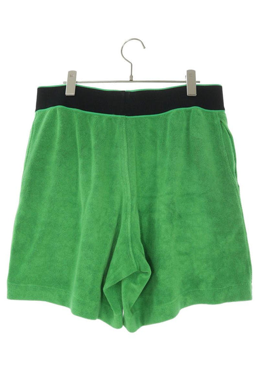 BOTTEGA VENETA Waist Logo Terry Shorts Green Size 32