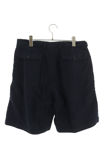 AUBERGE Linen Pleated Shorts Navy Blue Size 31