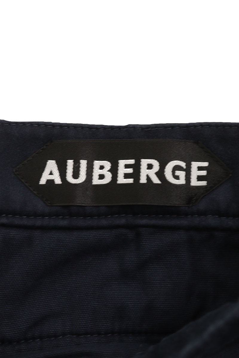 AUBERGE Linen Pleated Shorts Navy Blue Size 31