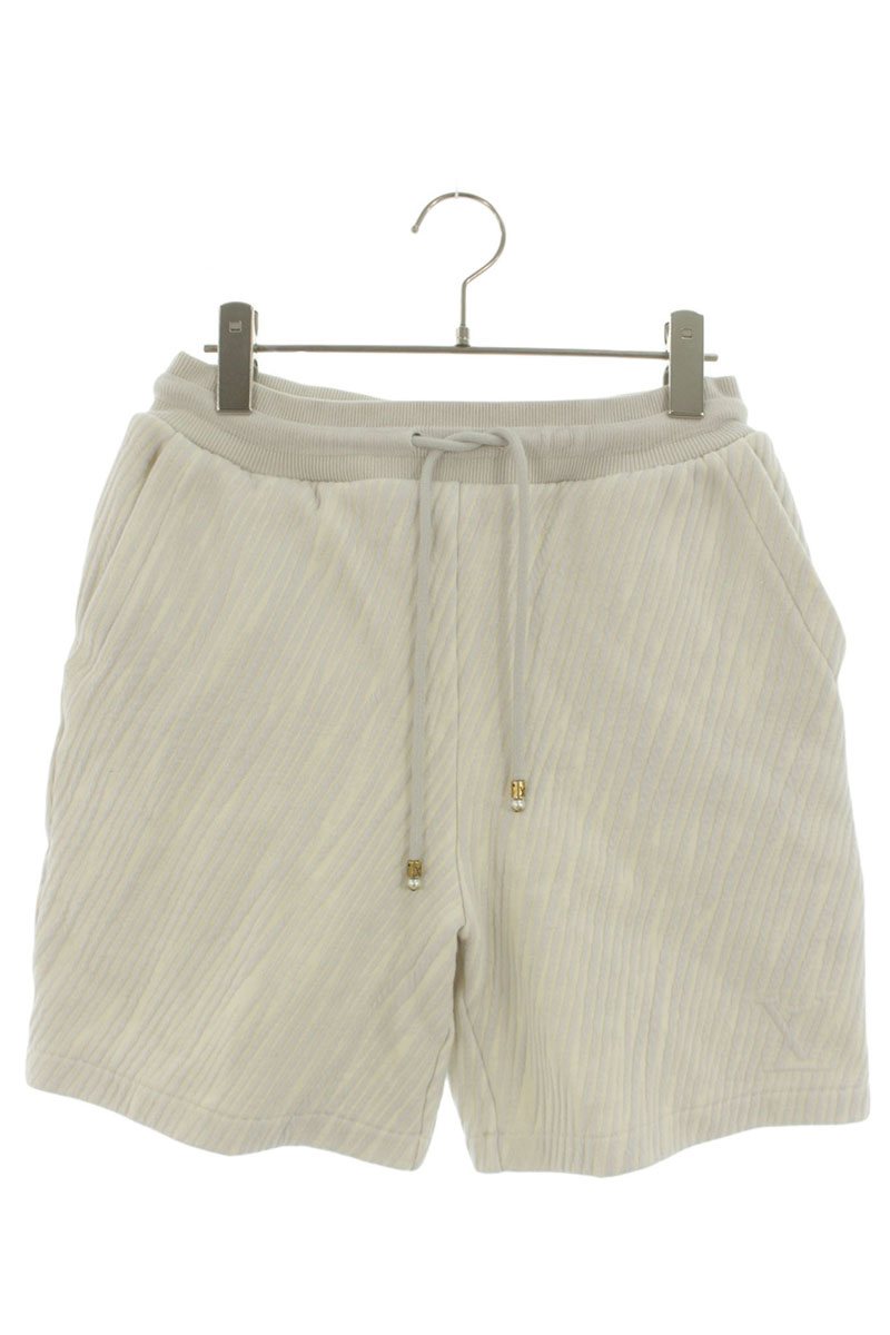 LOUISVUITTON Drawcord Pearl Cotton Nylon Shorts Size 32