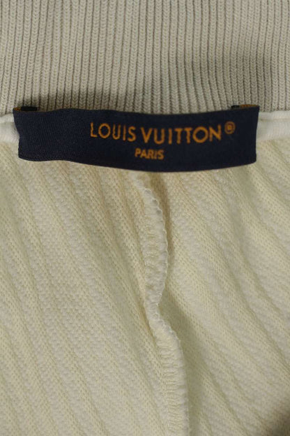 LOUISVUITTON Drawcord Pearl Cotton Nylon Shorts Size 32