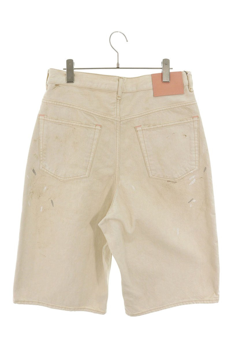 ACNE STUDIOS 26SS Paint Distressed Baggy Shorts Size 34