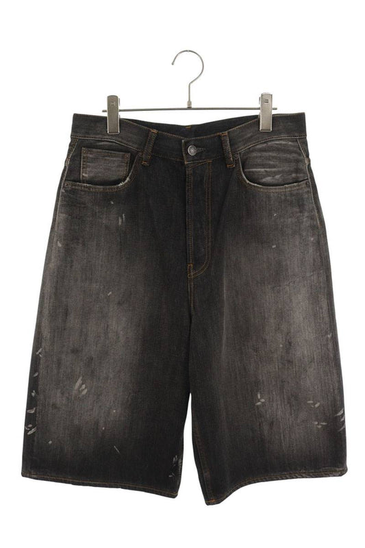 ACNE STUDIOS 26SS Paint Distressed Baggy Black Size 34