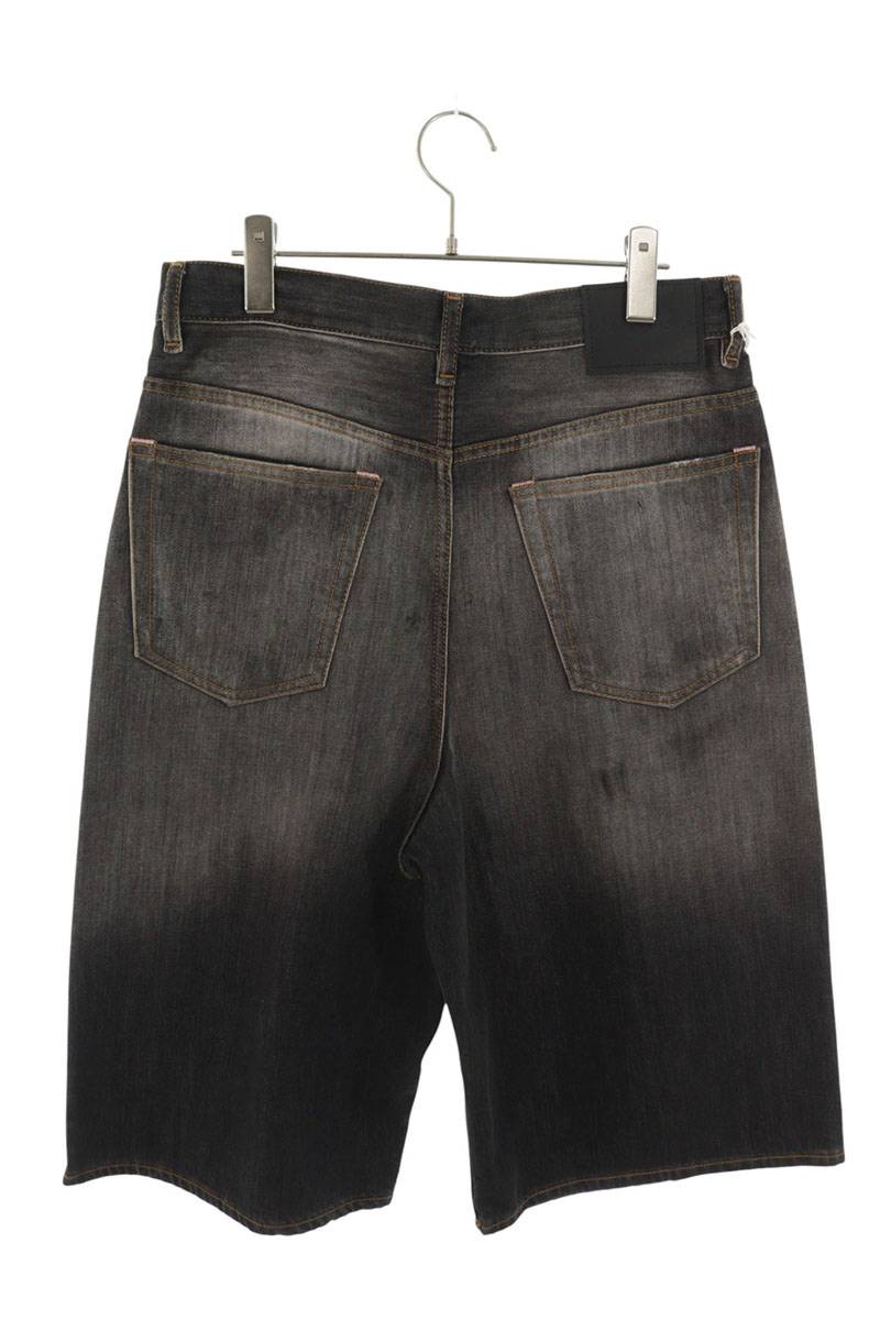 ACNE STUDIOS 26SS Paint Distressed Baggy Black Size 34