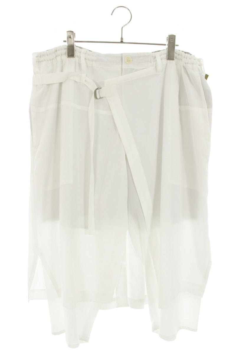 YOHJI YAMAMOTO POUR HOMME Acetate Poly Wrap Shorts Size 32
