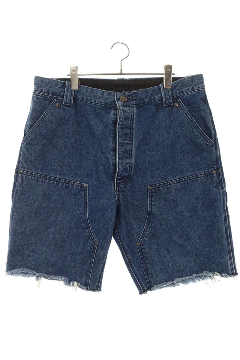 Chrome Hearts Denim Carpenter Shorts Indigo Size 36