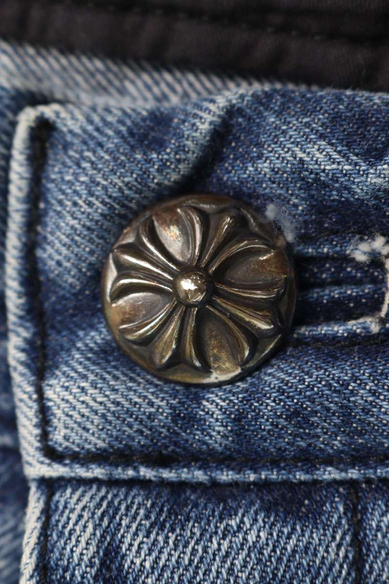 Chrome Hearts Denim Carpenter Shorts Indigo Size 36