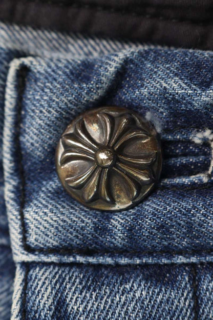 Chrome Hearts Denim Carpenter Shorts Indigo Size 36