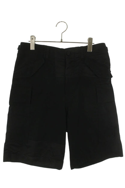 Sacai 21SS Black Cotton Nylon Oxford Shorts Size 30