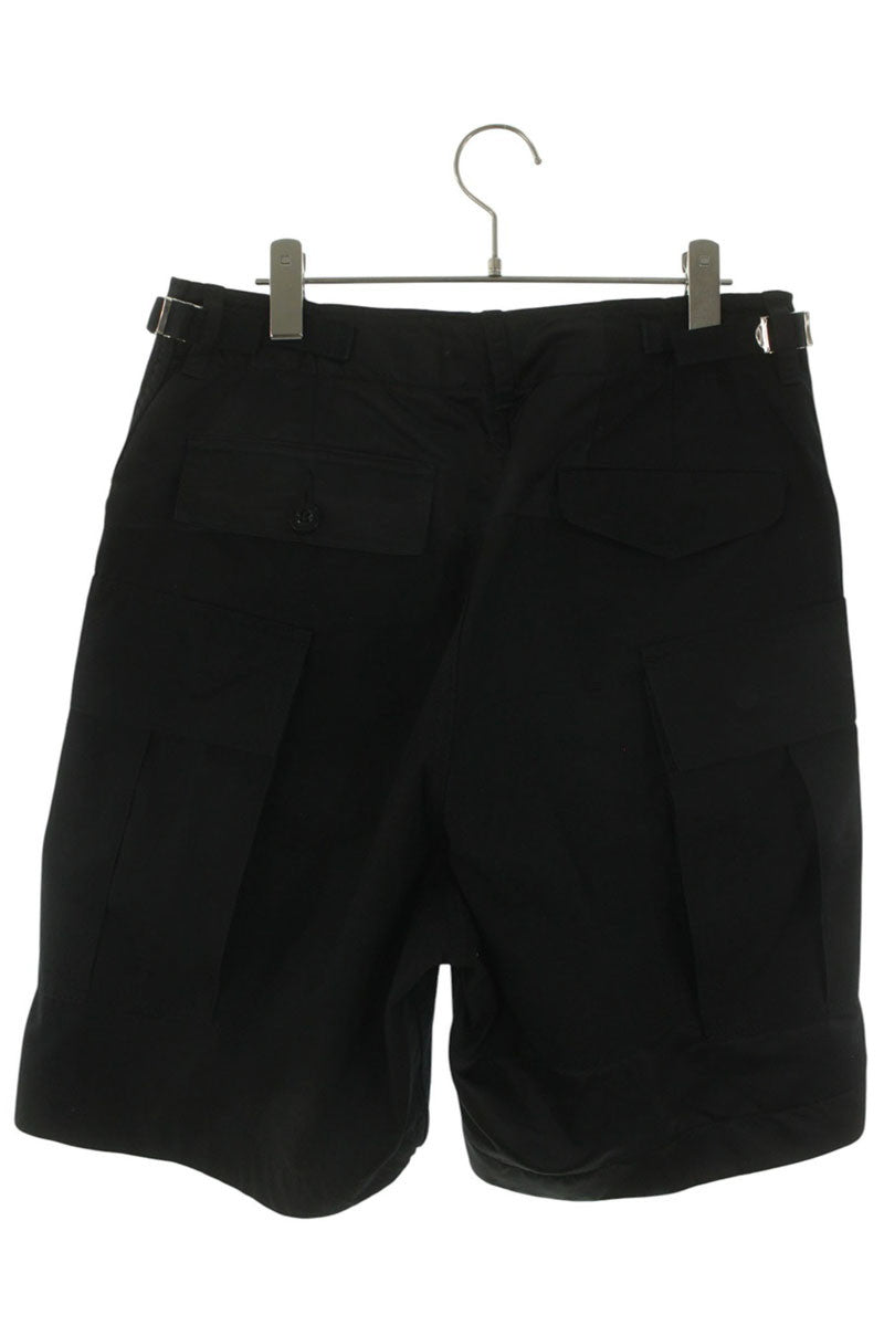 Sacai 21SS Black Cotton Nylon Oxford Shorts Size 30