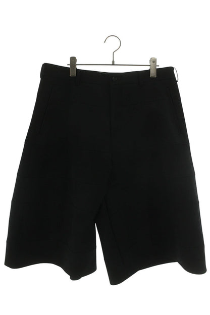 COMME des GARCONS HOMME PLUS Loose Wool Shorts Black Size 34