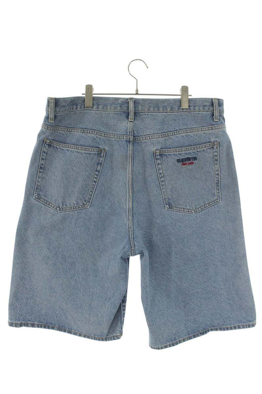 SUPREME 25SS Baggy Denim Short Light Blue Cotton Size 36