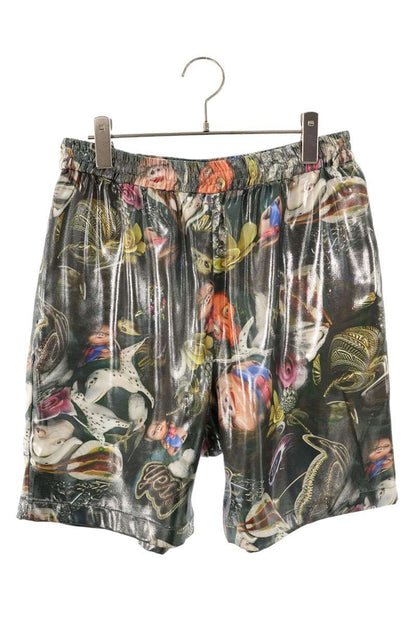 ACNE STUDIOS Graphic Print Polyester Shorts Gray Size 33