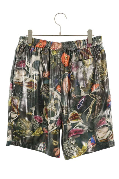 ACNE STUDIOS Graphic Print Polyester Shorts Gray Size 33