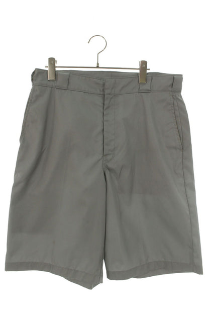 PRADA Re-Nylon Logo Plate Shorts Gray Size 34