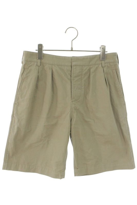SAINT LAURENT PARIS Faded Cotton Shorts Beige Size 32