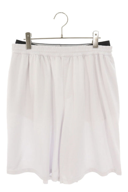 BALENCIAGA Waist Logo Mesh Shorts White Size 34