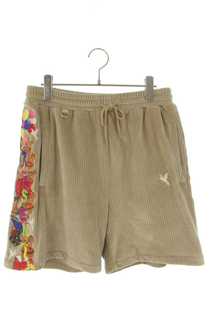 doublet 21SS Side Logo Corduroy Blend Shorts Beige Size 32