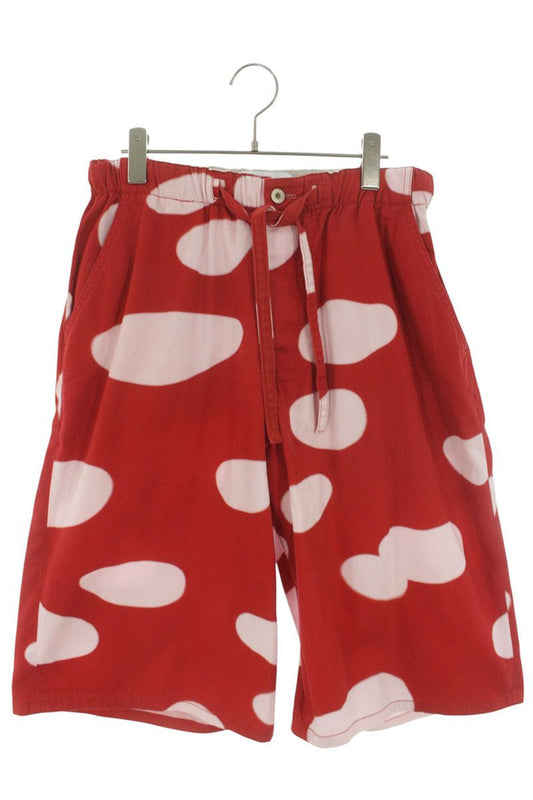 LOEWE Anagram Embossed Cotton Mushroom Shorts Multi Size 34