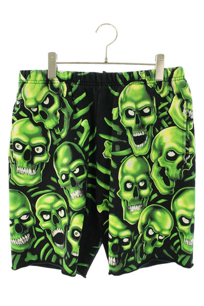 SUPREME 18SS Skull Pile Sweatshort Black Size M