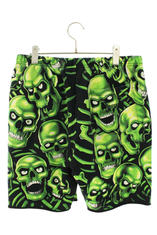 SUPREME 18SS Skull Pile Sweatshort Black Size M