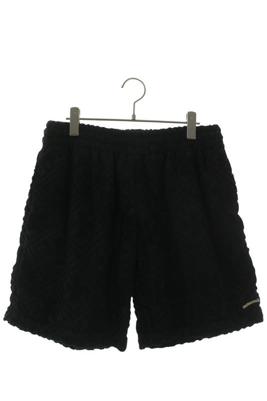 Chrome Hearts CH Plus Allover Terry Shorts Black Size 30