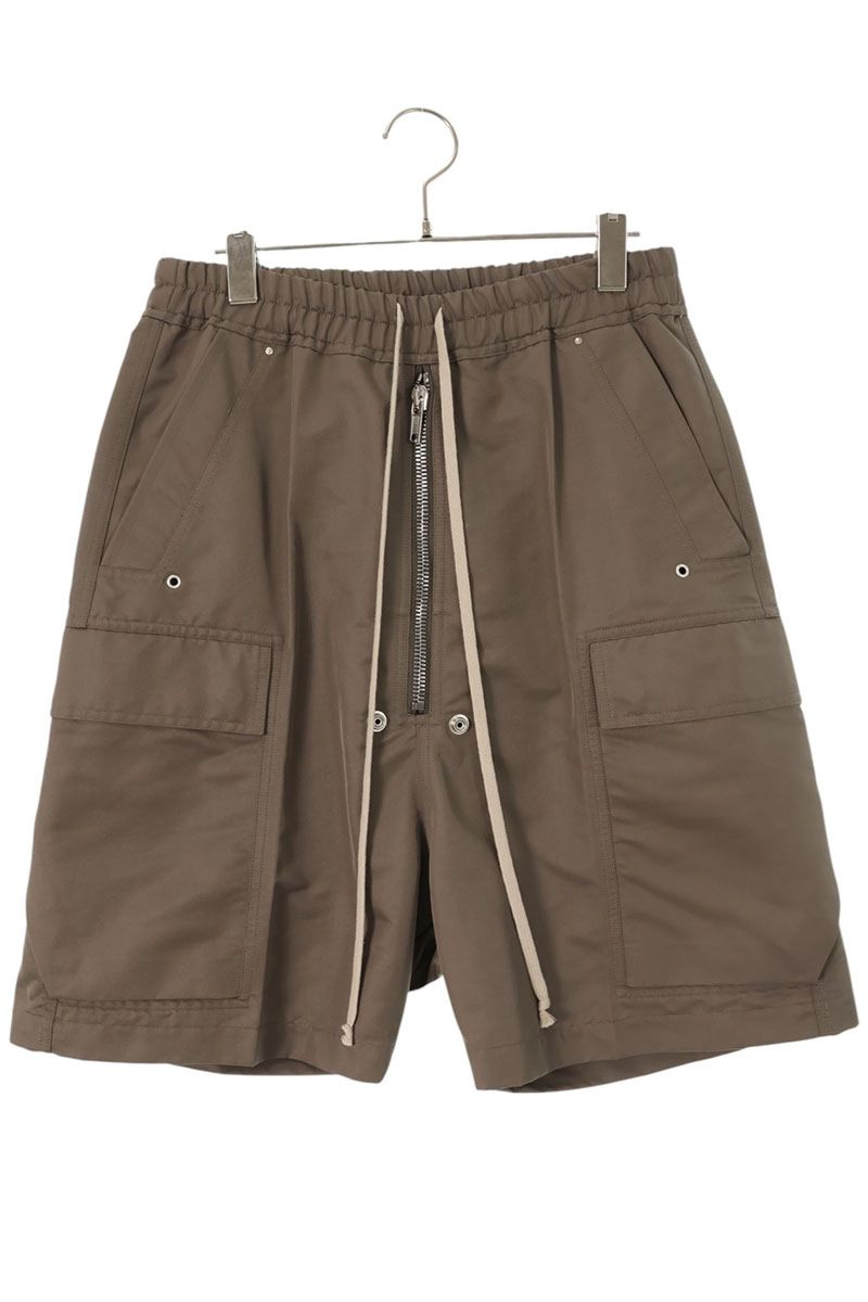 Rick Owens 23AW Cargo Bella Polyester Shorts Gray Size 32