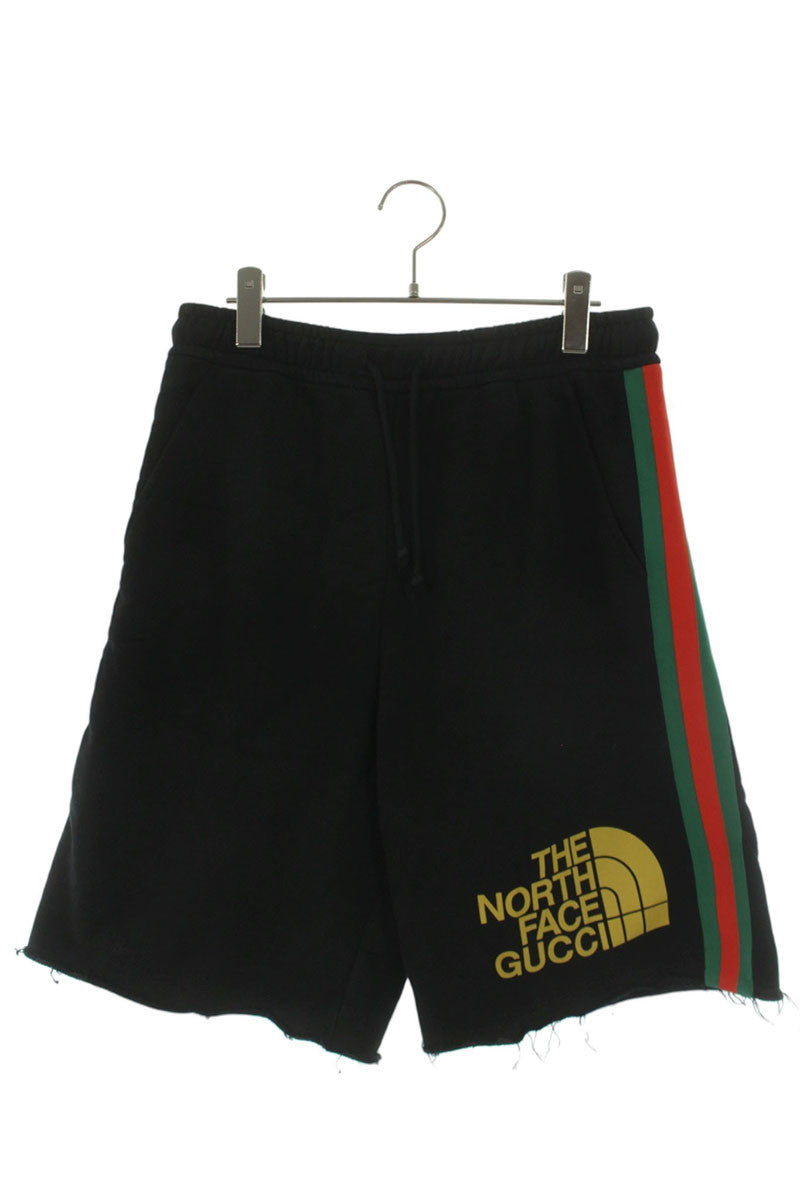 GUCCI 21SS Web Stripe Cotton Sweat Shorts Size S
