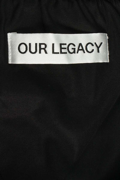 OUR LEGACY SS26 Black Cupro Cotton Sweat Shorts Size M
