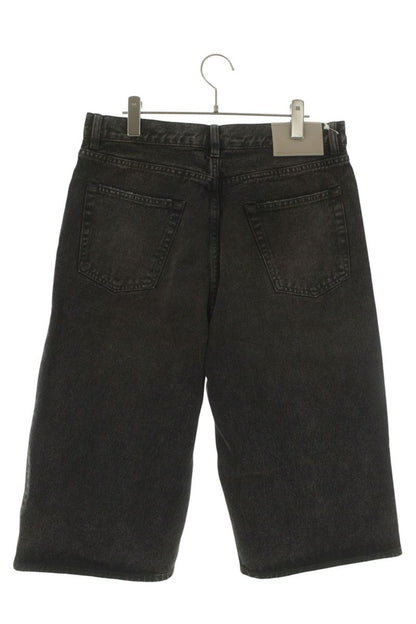 OUR LEGACY SS26 Black Washed Denim Shorts Size 33