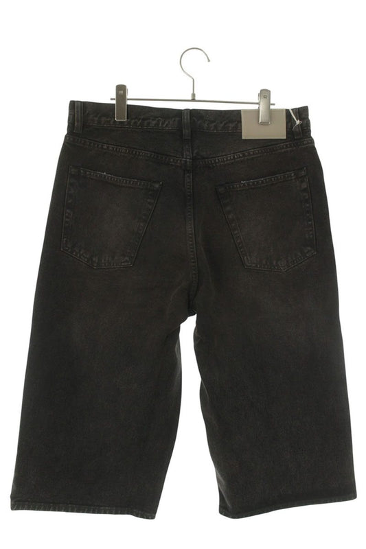 OUR LEGACY SS26 Black Washed Denim Shorts Size 34