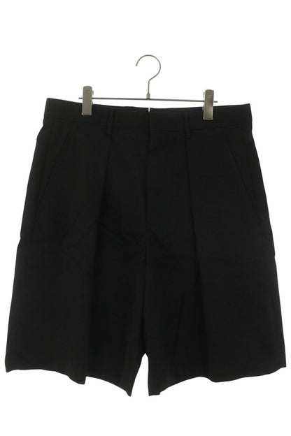ANN DEMEULEMEESTER 26SS Black Pleated Wide Shorts Size 34